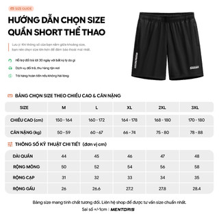 Quần Short Nam MENTORIS Vải Gió Siêu Nhẹ, Co Giãn Tốt, Form Regular Fit, Vận Động Thoải Mái MSR01