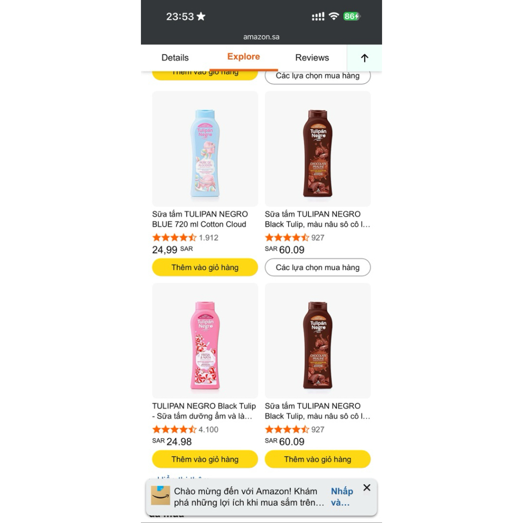 Sữa tắm Tulipán Negro 650ml Tây Ban Nha 650ml ( CHỌN MÀU NGẪU NHIÊN)