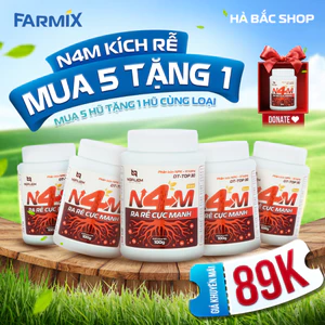 Phân Bón Siêu Ra Rễ Cực Mạnh N4M Farmix - ra rễ, đâm chồi, ngâm hạt (100gr/500gram)