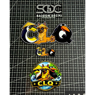 |1 Lẻ/Combo| Tem Sticker DTF Đảo Ngựa Xanh/CLQ/Cụt Lác Quạ 2026 - Viền Trắng & Viền Đen - Kích Thước Nhỏ & Lớn