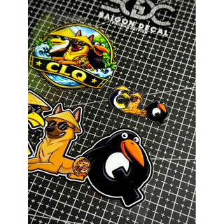 |1 Lẻ/Combo| Tem Sticker DTF Đảo Ngựa Xanh/CLQ/Cụt Lác Quạ 2026 - Viền Trắng & Viền Đen - Kích Thước Nhỏ & Lớn