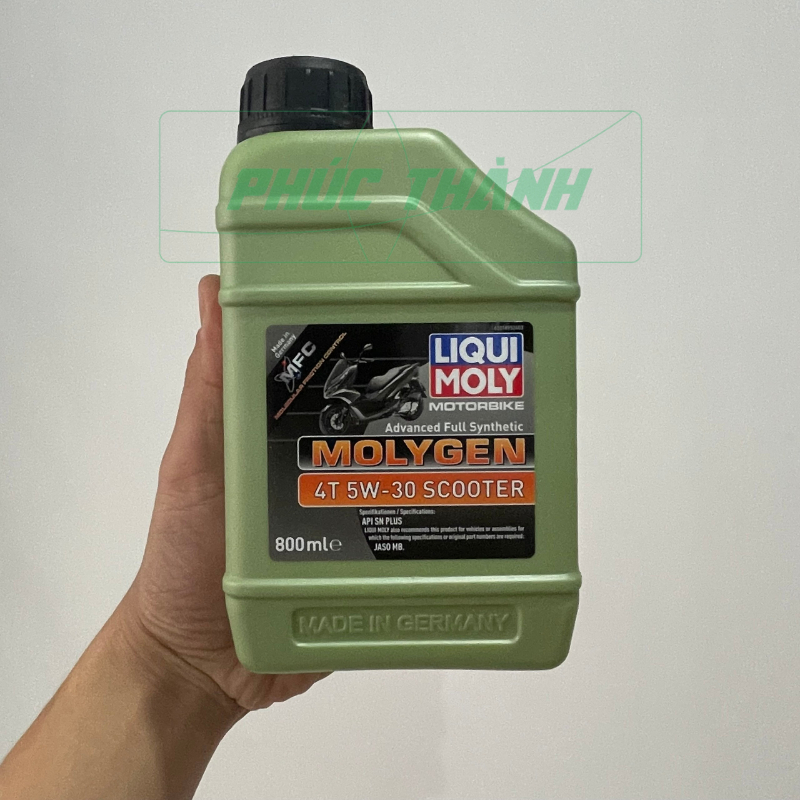 Nhớt Xe Tay Ga Cao Cấp LIQUI MOLY MOLYGEN 4T 5W30 SCOOTER 800ml/1L Sản Xuất Tại Đức - Chính Hãng