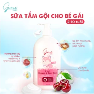 Sữa tắm gội Baby Gennie 400ml