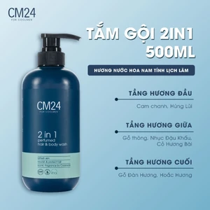 Tắm gội hương nước hoa nam cao cấp CM24 500ml