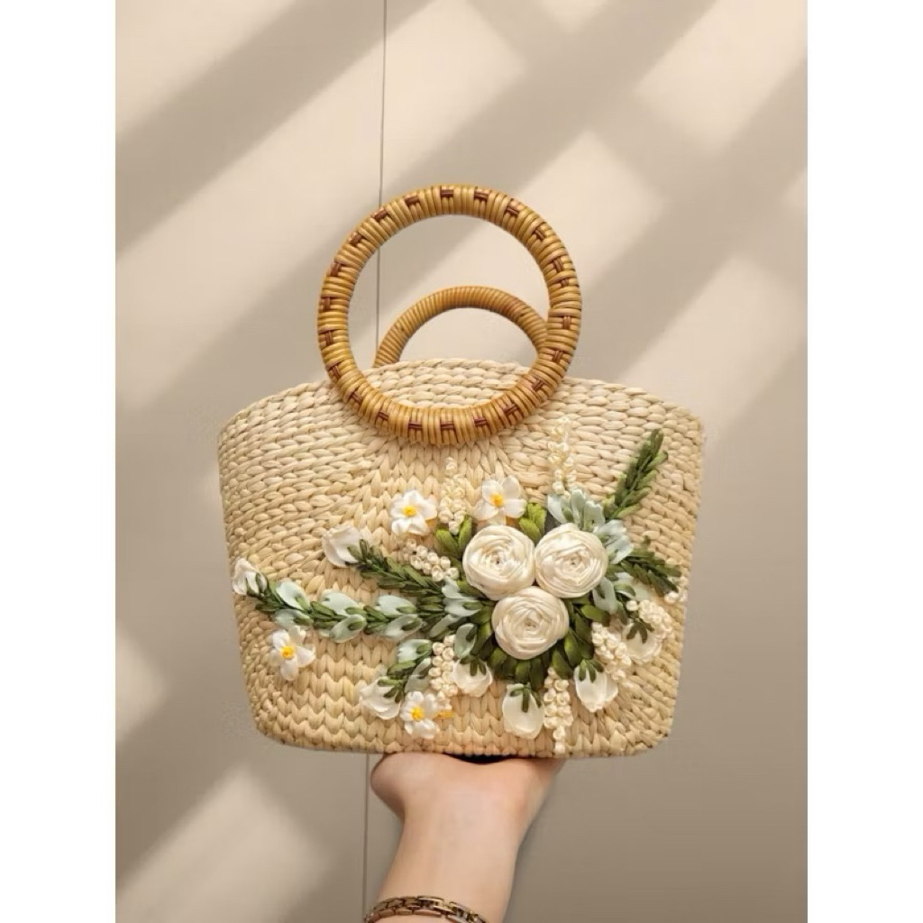 [ Kho sỉ ] Túi lục bình hanmade chụp ảnh áo dài, chụp ảnh thời trang , đi biển đi chơi đi du lịch