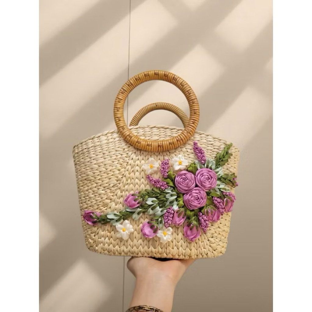 [ Kho sỉ ] Túi lục bình hanmade chụp ảnh áo dài, chụp ảnh thời trang , đi biển đi chơi đi du lịch