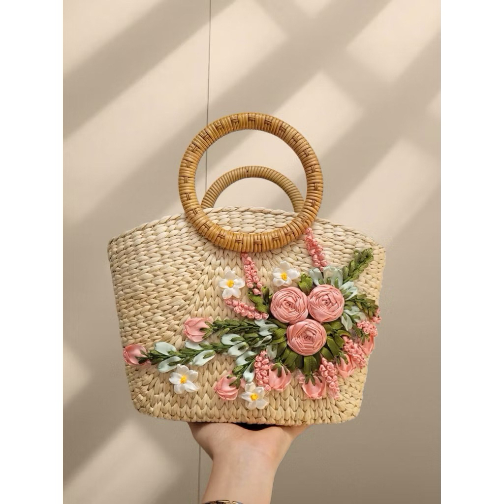 [ Kho sỉ ] Túi lục bình hanmade chụp ảnh áo dài, chụp ảnh thời trang , đi biển đi chơi đi du lịch