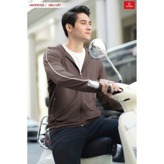 Áo chống nắng nam CARDINA 2 lớp chất thun lạnh cao cấp viền thể thao chống tia UV thiết kế lưới tản nhiệt 4NHM02.