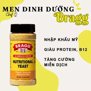 MEN DINH DƯỠNG NUTRITIONAL YEAST 127g - BRAGG MĨ