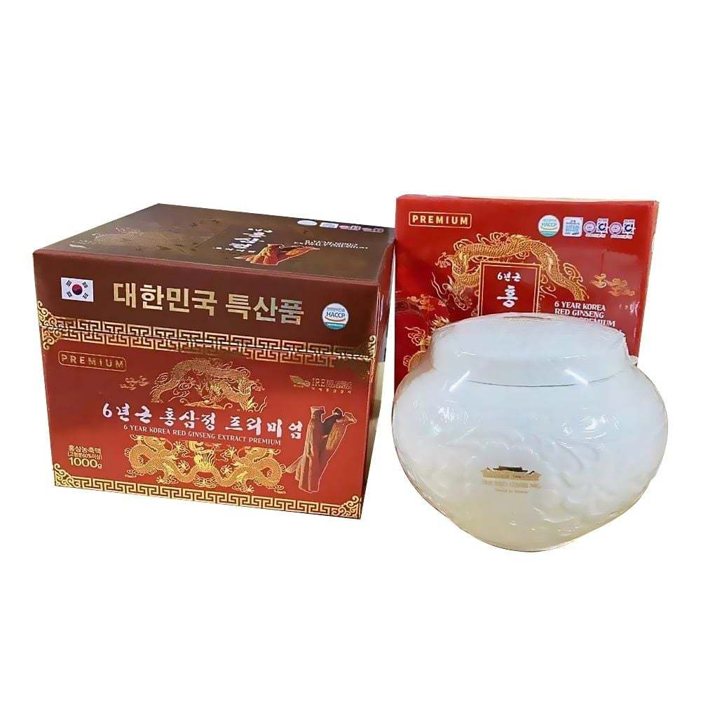 Cao Hồngg Sâm hũ 1000gr IRE 6 year Red Ginseng premium