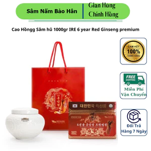 Cao Hồngg Sâm hũ 1000gr IRE 6 year Red Ginseng premium