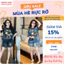 Sét Đồ Bộ Nữ Jean Wash In Hình Ngựa Freesize 45-65kg – Áo Cộc Tay Form Rộng Quần Short Cá Tính, Mặc Đi Chơi Cực Xinh