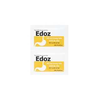 Edoz - Giúp giảm các triệu chứng khó tiêu, trướng bụng, đầy hơi, ăn không tiêu - Hộp 24 gói