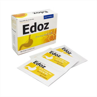 Edoz - Giúp giảm các triệu chứng khó tiêu, trướng bụng, đầy hơi, ăn không tiêu - Hộp 24 gói