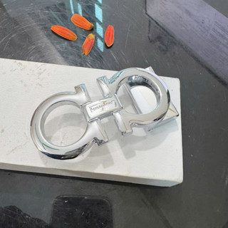 Mặt khoá thắt lưng nam chữ a bấm lỗ không kèm dây dùng cho dây bản 3,2cm
