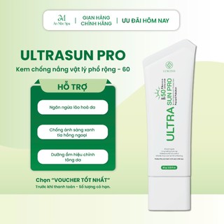 Kem Chống Nắng Lurcinn Ultrasun Plus Dành Cho Mặt, Chiết Xuất Từ Rau Má, Nâng Tông Nhẹ, SPF 50+ 60g