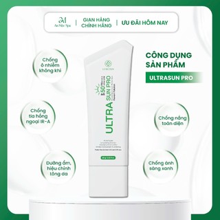 Kem Chống Nắng Lurcinn Ultrasun Plus Dành Cho Mặt, Chiết Xuất Từ Rau Má, Nâng Tông Nhẹ, SPF 50+ 60g