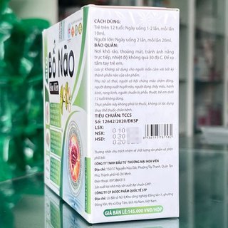 Siro BỔ NÃO HOA VIÊN hỗ trợ tăng tuần hoàn máu não hộp 20 ống