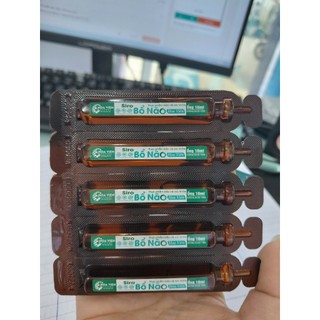 Siro BỔ NÃO HOA VIÊN hỗ trợ tăng tuần hoàn máu não hộp 20 ống