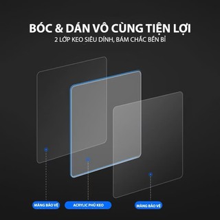 (Set 10) Miếng Dán 2 Mặt Kích Thước 6x6 Siêu Dính Loại Đẹp - Chống Thấm Chịu Nước Siêu Bền Chắc, Siêu Tiện Lợi.