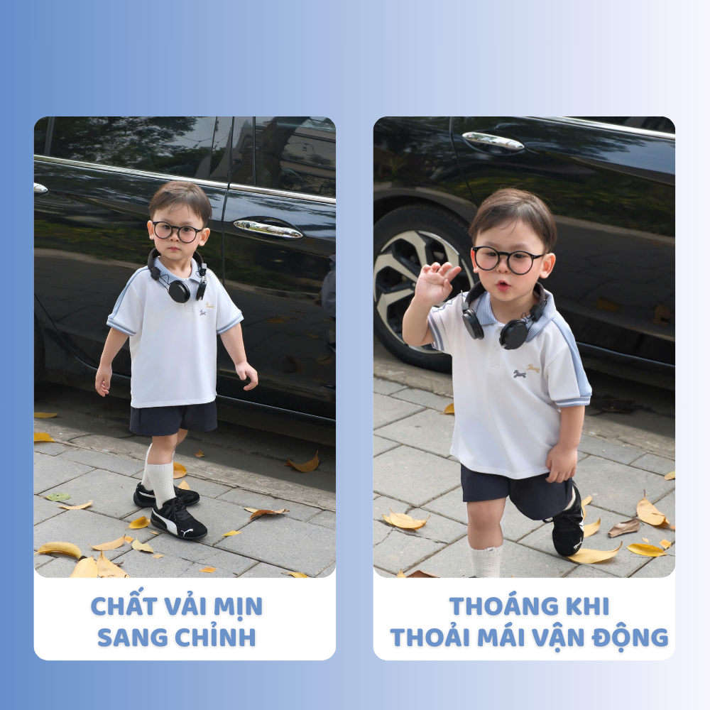 [À ƠI SHOP] B53- bộ polo 2 ngựa thêu trước ngực - a117.1775