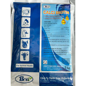 canxi 1kg cho vật nuôi, giúp cứng xương, lông da bóng mượt