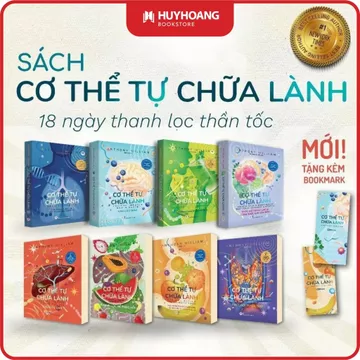 Sách Cơ Thể Tự Chữa Lành, Sách Dinh Dưỡng Sức Khỏe, Sách y học, Tự áp dụng, Tặng Bookmark