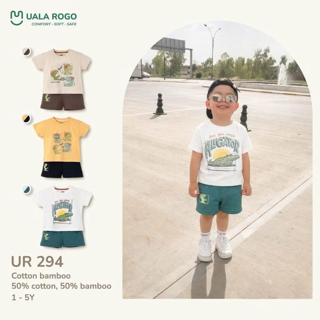 (9-24kg, 1-5Y) Bộ Cộc Tay Cotton Uala UR500 UR2371 UR305 UR3830 UR303 UR2171 UR2228 UR294 UR295 UR3866 UR503 UR296
