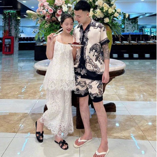 đồ bộ ngắn tay họa tiết nam mặc mùa hè siêu thoáng mát, bộ sơ mi cộ tay nam chất liệu lụa cao cấp N50