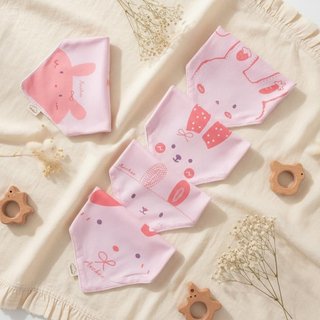 Sét 5 Yếm Tam Giác Anchee Chất Petit Có Cúc Bấm Cho Bé ( freesize 0M - 2 tuổi), nhiều màu sắc xinh xắn