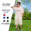 Áo phông thun đồng phục nhóm lớp công ty hè 2026 có bigsize 110kg local nam nữ tay lỡ form rộng unisex cotton MY DNA