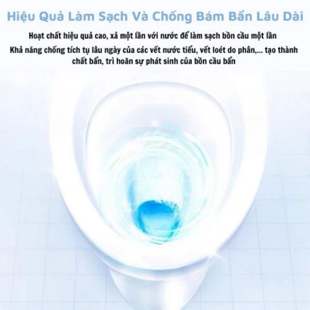 Combo 5 Gói 50 viên thả bồn cầu làm sạch, diệt khuẩn giúp bồn cầu sạch sẽ và thơm mát hơn