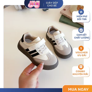 Giày Thể Thao Cho Bé, Giày Sneaker Thể Thao Bé Trai Bé Gái Từ Tập Đi Đến Đi Học, Đi Chơi Êm Ái ( Tăng 1 size)