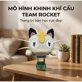 Mô Hình Khinh Khí Cầu Đội Hỏa Tiễn Team Rocket – Đồ Chơi Sưu Tầm Pokémon