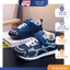 Giày Thể Thao Bé Trai Cao Cấp – Giày Sneaker Trẻ Em Quai Dán Màu Xanh Navy Phong Cách Hàn Quốc (Size 26-37)
