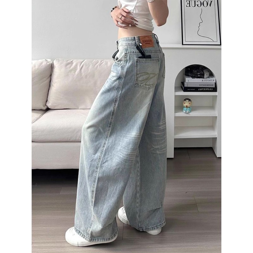 Quần Jean Bạc Ống Xuông Quốc Dân Dễ Phối Đồ❤️(ord 7-10n)