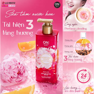 Sữa Tắm On The Body Dưỡng Ẩm Hương Sang Trọng Perfume Shower Body Wash (500g, 1000g)