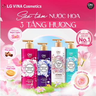 Sữa Tắm On The Body Dưỡng Ẩm Hương Sang Trọng Perfume Shower Body Wash (500g, 1000g)