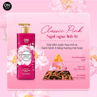 Sữa Tắm On The Body Dưỡng Ẩm Hương Sang Trọng Perfume Shower Body Wash (500g, 1000g)