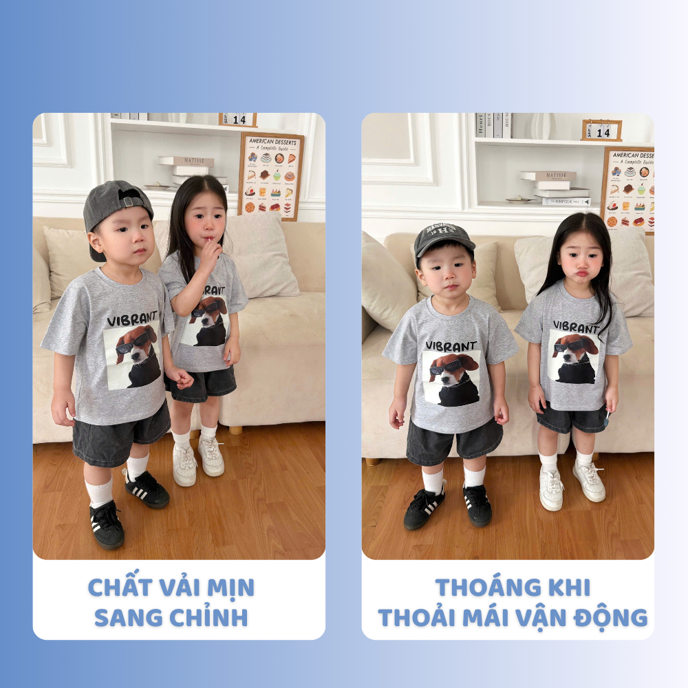 [À ƠI SHOP] N50- bộ cộc chó đeo kính vibrant 129k- a117.1785