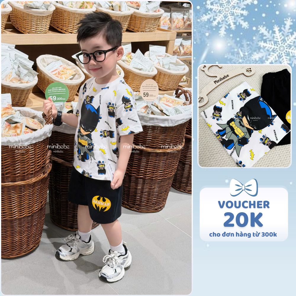 [À ƠI SHOP] B21- bộ cộc người batman to nhỏ - a117.1780