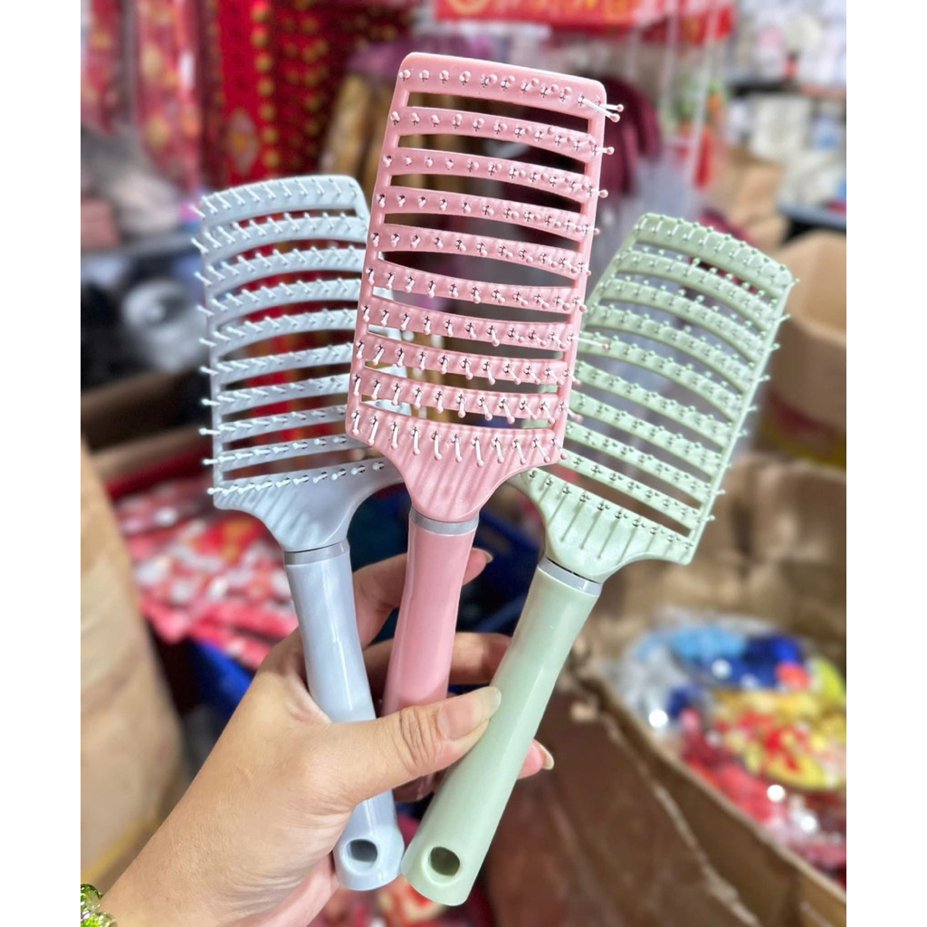 LƯỢC CHẢI TÓC GỠ RỐI TONE MÀU PASTEL