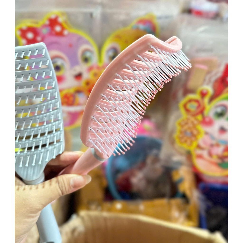 LƯỢC CHẢI TÓC GỠ RỐI TONE MÀU PASTEL