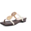 Dép hở mũi vuông kiểu Pháp, sandal gót thấp 2,5cm thời trang