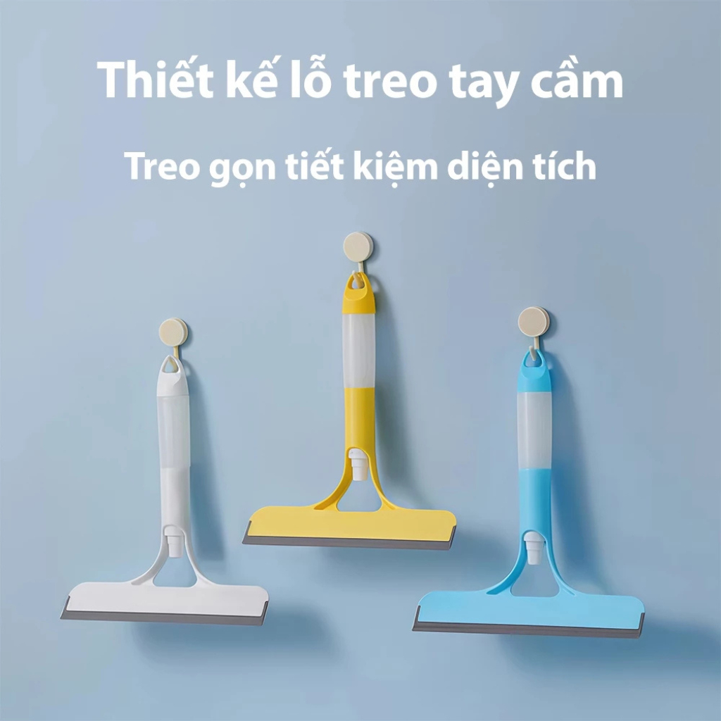 Cây Lau Kính Thông Minh 3 Trong 1 Kèm Bình Xịt – Lau Nhanh, Sạch Bóng Không Để Lại Vệt