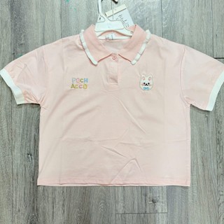 ( Nhiều mẫu ) ÁO THUN CỔ POLO THÊU  CHO BÉ GÁI SIÊU XINH , DỄ THƯƠNG | AnhMy Baby