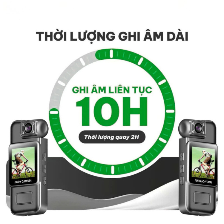 Camera SK9 Plus Màn Hình Led, Camera Gắn Xe, Gắn Áo, Gắn Mũ, Kết Nối Trực Tiếp Điện Thoại Xoay 360