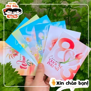 Postcard siêu xinh siêu đáng iu dành cho ngày quốc tế phụ nữ