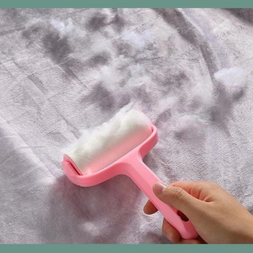 Cây lăn bụi quần áo, chăn màn, lông chó mèo Home Stick 10cm (20 tờ/lõi)