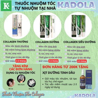 Thuốc Nhuộm Tóc Màu NÂU TRÀ ĐEN Không Cần Tẩy Tóc